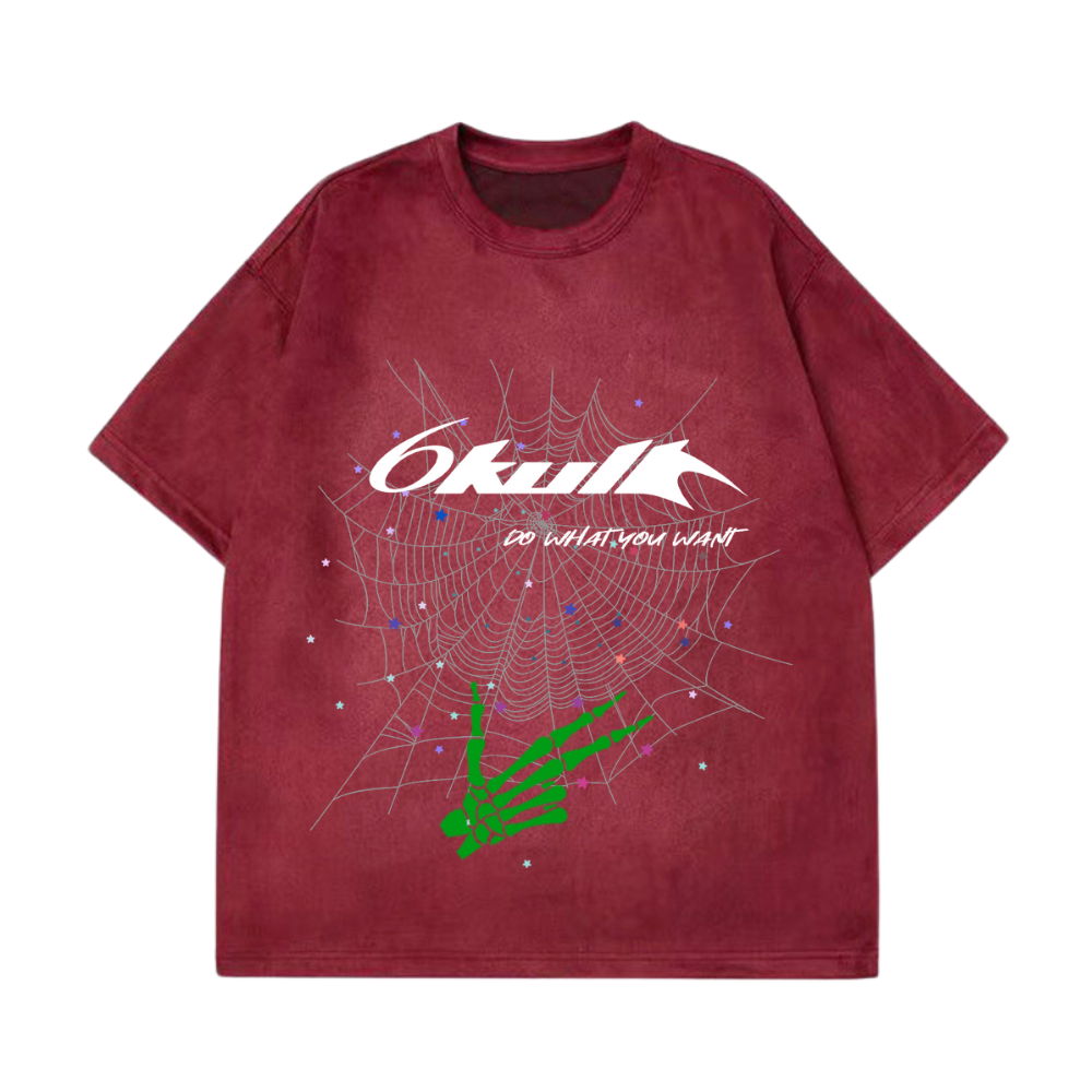 6Kull Vintage Spider Suede TShirt AokLok (Kclot)