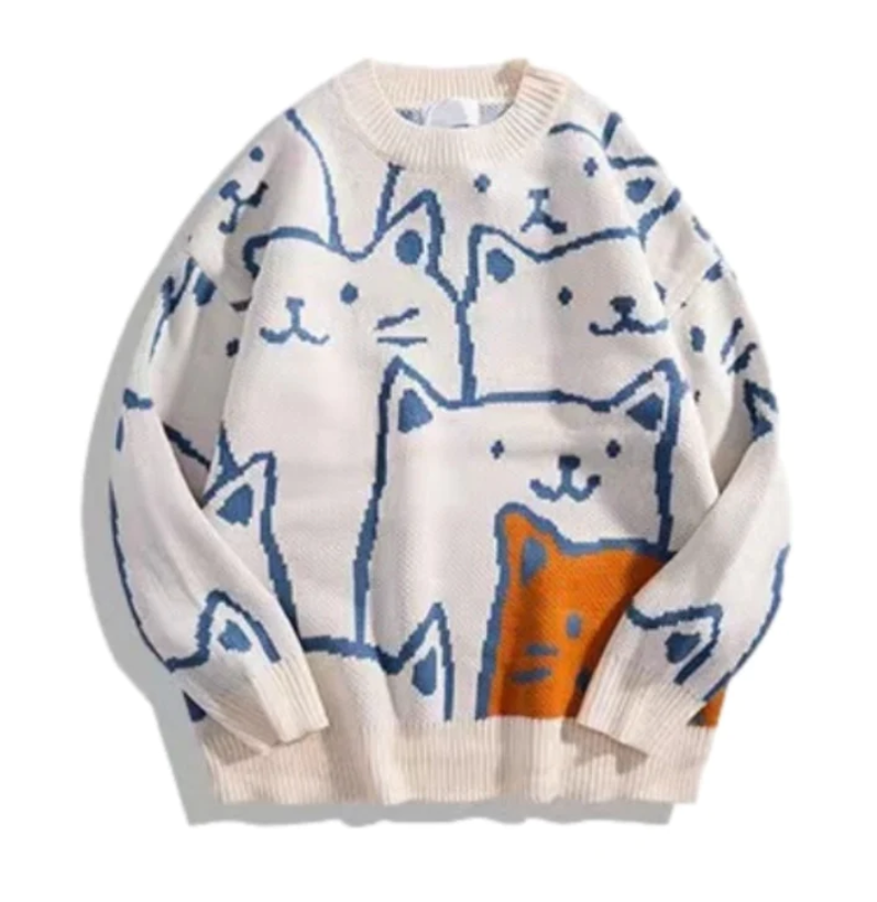 Mens Cat Sweater at A Perfect Blend of Style and Comfort