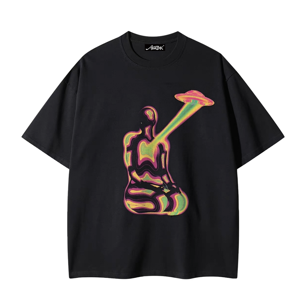 Ufo Meditating Figure T-Shirt