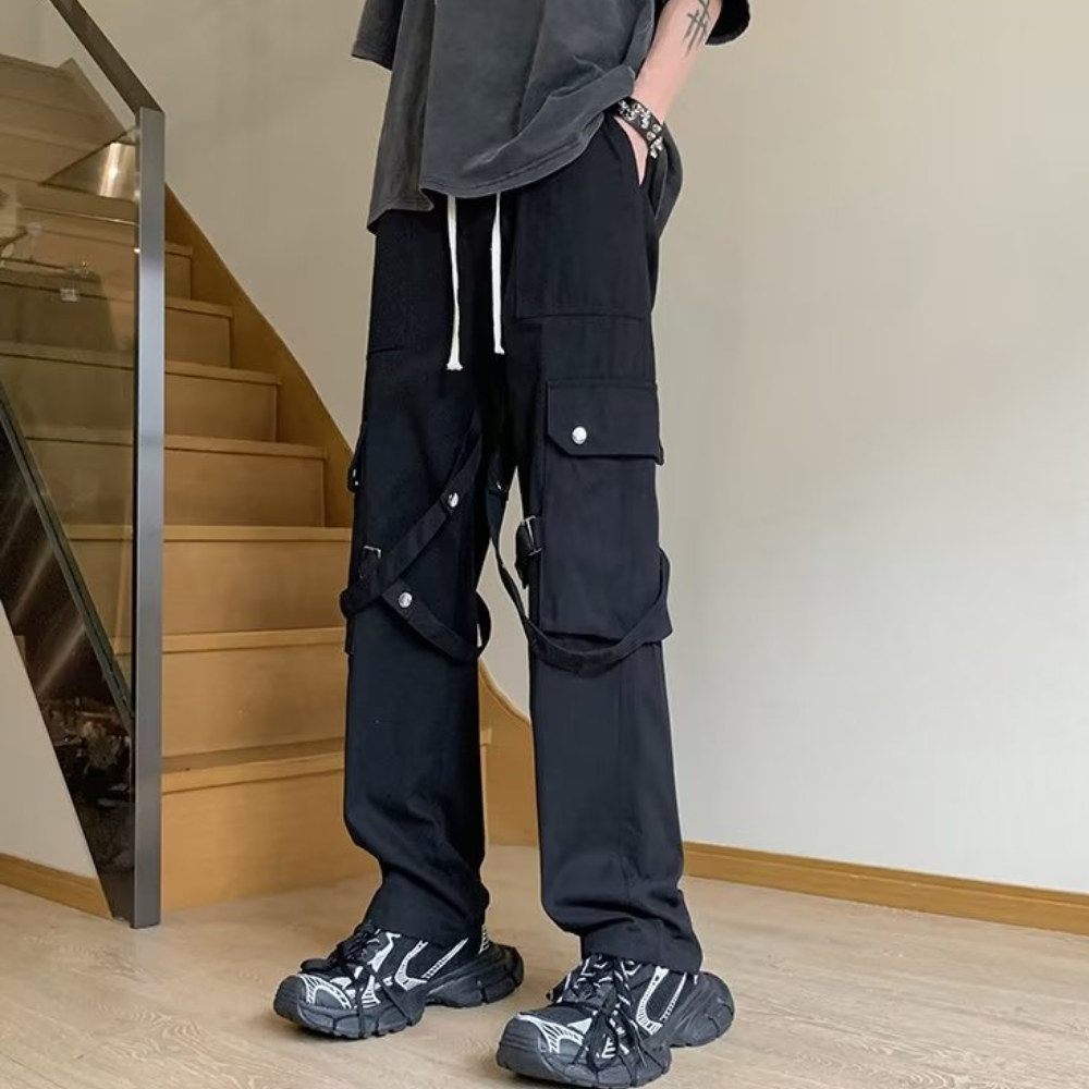 Japanese Fashion Function Cargo Pants – AokLok (Kclot)