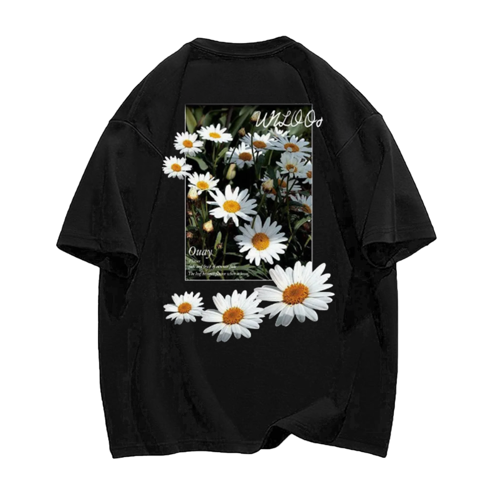 Casual Simple Daisy T-Shirt